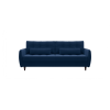 Диван прямой Ультра Синий велюр
