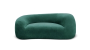 Прямой диван Вирджиния  Зеленый велюр