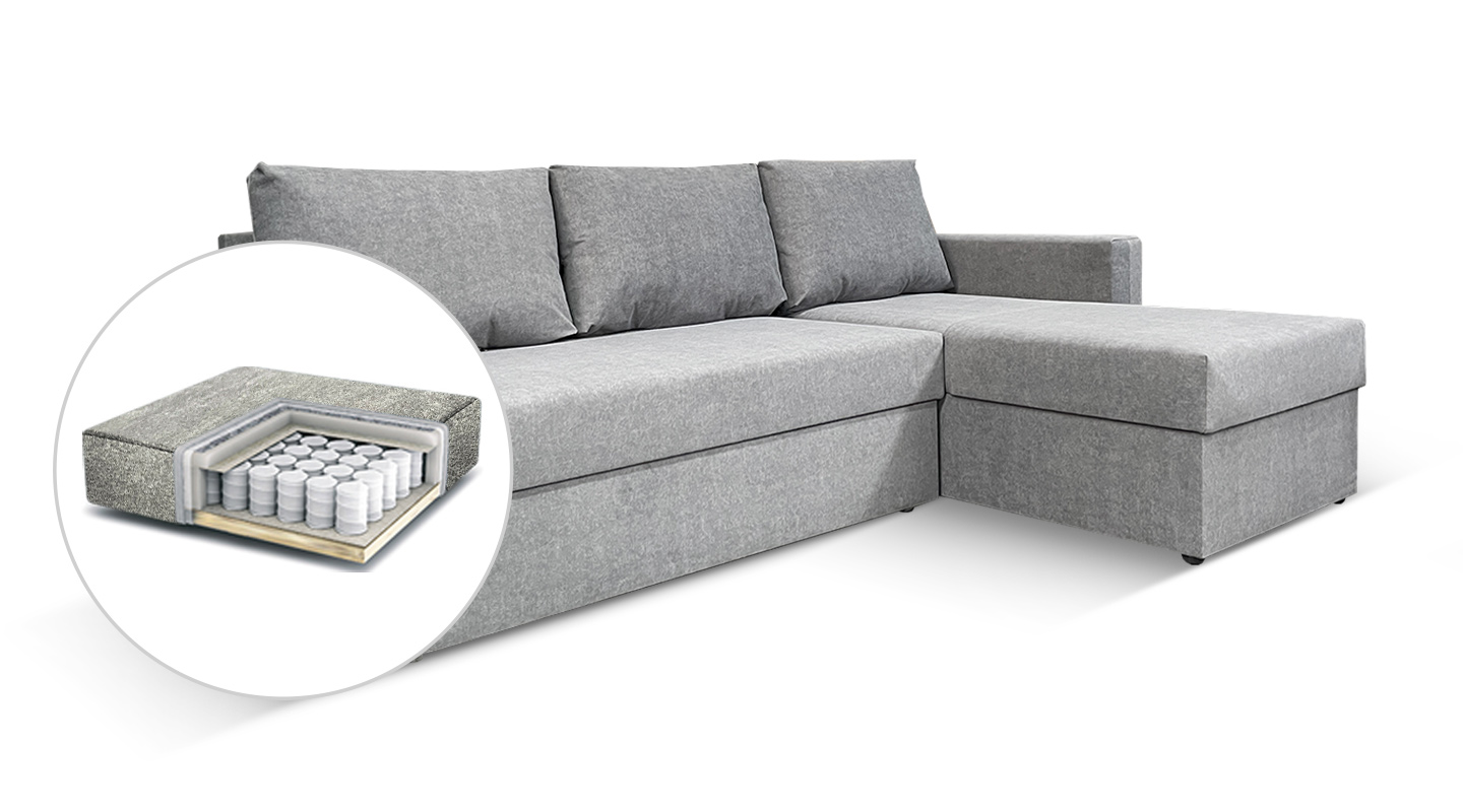 Марибо Диван с независимым пружинным блоком