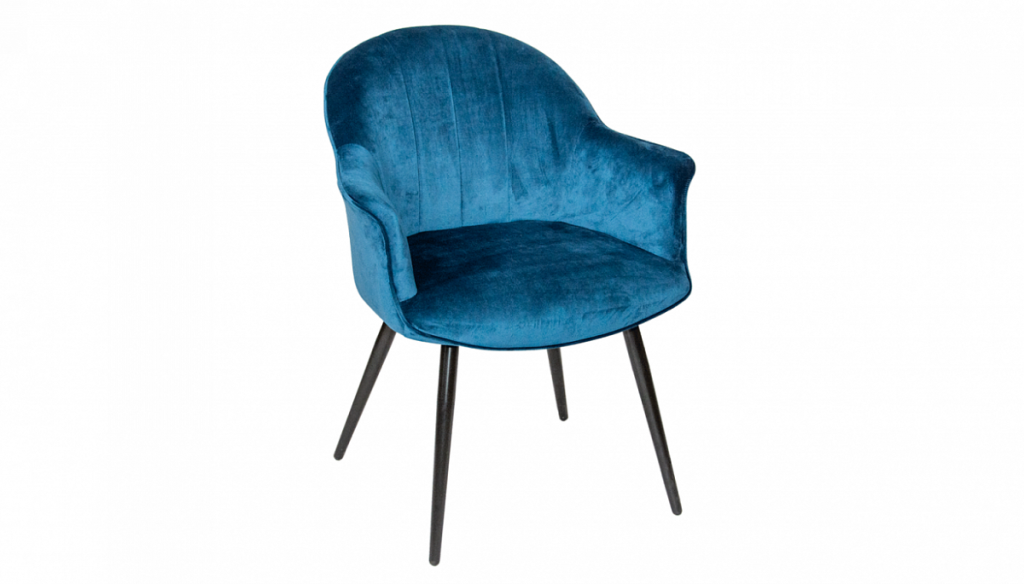 Стул С-985 Велюр Темно-синий Стул С-985 Велюр Темно-синий