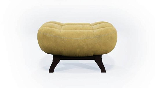 Космо пуф Горчичный велюр