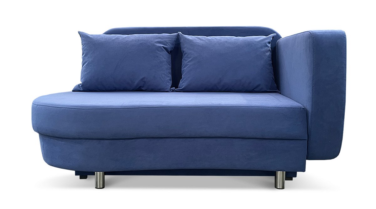 Прямой диван-тахта Бали Синий 