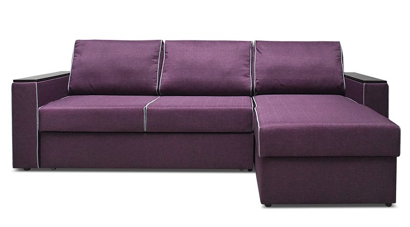 Недорогой Угловой диван Меларен с ящиком для белья 